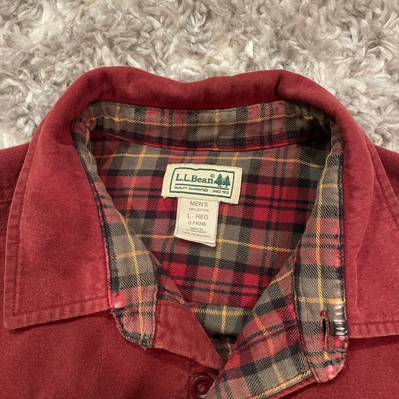 LL BEAN FLANNEL - Picture 3 of 6